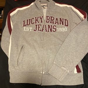 Women’s Lucky Brand Jeans Zip up Sweatshirt